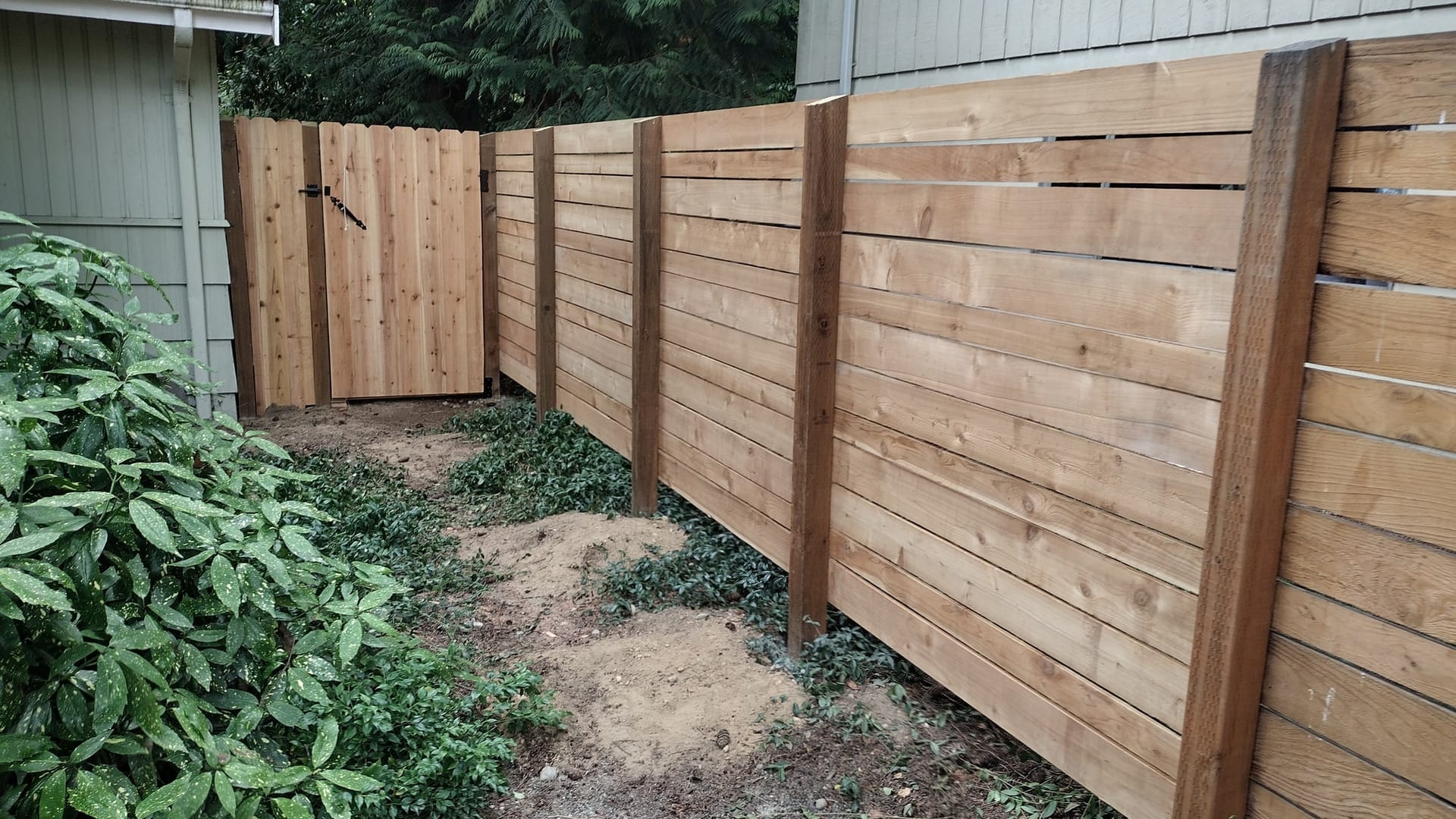 Wood Fence Installation