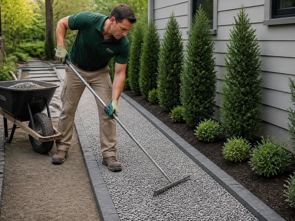 Gravel Installation by Superlux Gardening & Landscaping