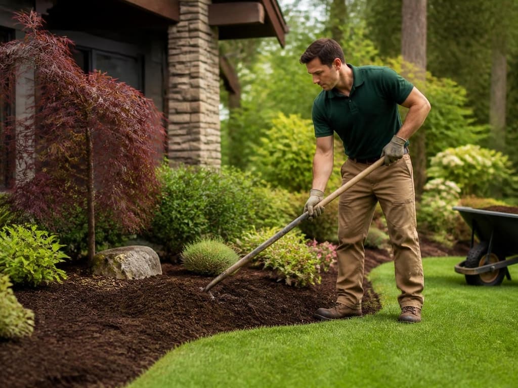 Mulch Installation by Superlux Gardening & Landscaping